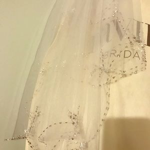 Beaded bridal veil 💍👰🏼